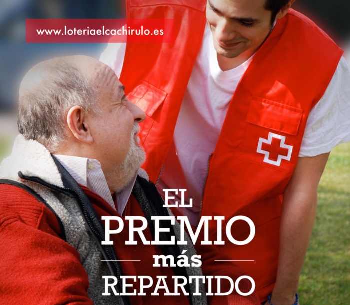 Cartel sorteo extraordinario de Loteria Cruz Roja Española